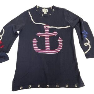 Vintage The Quacker Factory knitted sweater womens size Medium